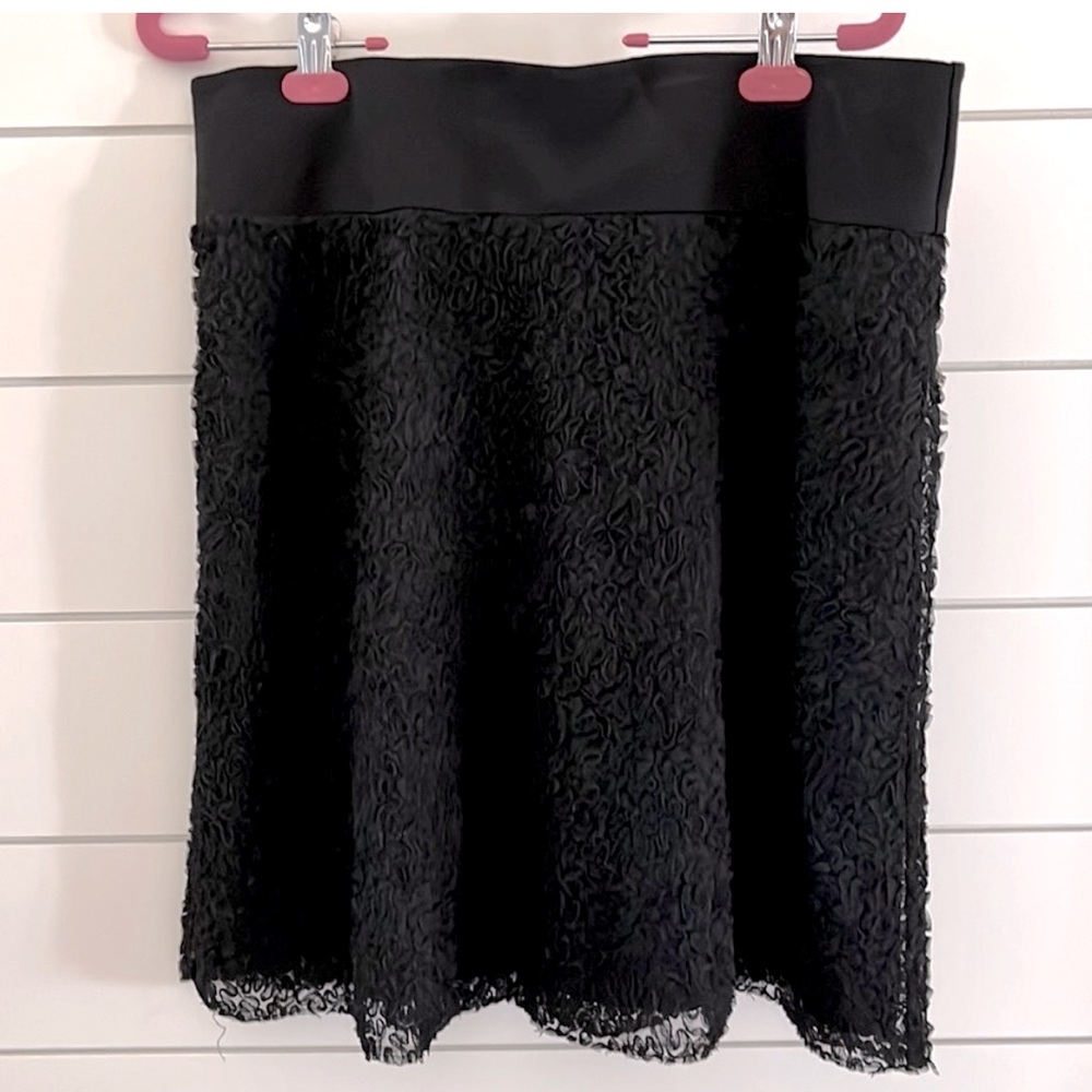 Ann Taylor A-Line Rosette Skirt NEW